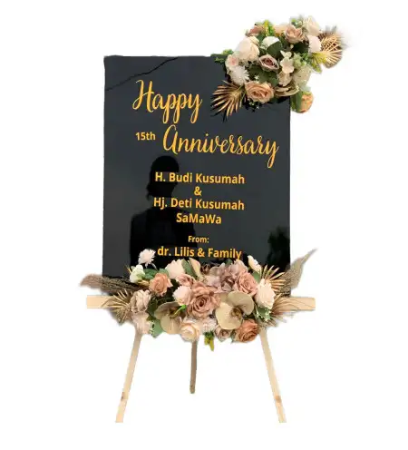 Papan Bunga Akrilik Keper