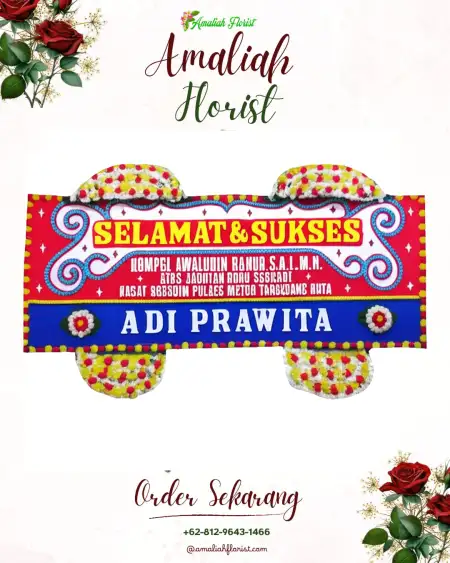 Papan Bunga Ucapan Selamat Keper