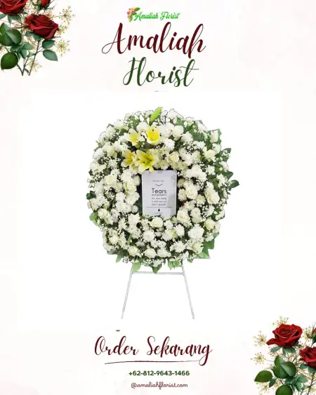 Krans Bunga Duka Keper